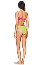 view 3 of 3 Lorne Maillot in Tangerine, Barbie, Chartreuse