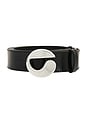 view 3 of 3 Infinity Logo Belt in Black