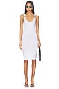 view 1 of 3 VESTIDO C LOGO in White