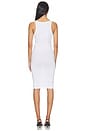 view 3 of 3 VESTIDO C LOGO in White