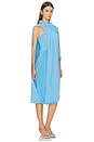 view 2 of 4 Draped Smock Dress in Blue