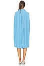 view 4 of 4 Draped Smock Dress in Blue