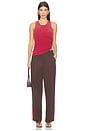 view 6 of 6 Oversized Track Pant in Brown