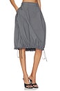 view 2 of 6 Technical Tailored Balloon Skirt in Grey
