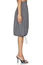 view 3 of 6 Technical Tailored Balloon Skirt in Grey