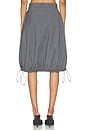 view 4 of 6 Technical Tailored Balloon Skirt in Grey