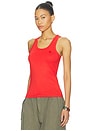 view 2 of 5 Lightweight Logo Tank Top in Red