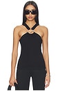 view 1 of 4 C Logo Crossed Top in Black