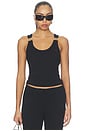 view 1 of 4 C-logo Tank Top in Black & Gold