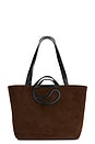 view 1 of 4 C Handle Tote in Brown