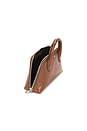 view 5 of 7 Lizard Print Duffle Belt Bag in Brown Camel