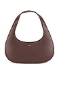 view 1 of 6 Loop Swipe Bag in Chocolate Brown