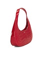 view 4 of 6 Croco Loop Swipe Bag in Red