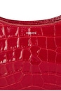 view 7 of 6 Croco Loop Swipe Bag in Red