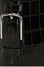 view 7 of 6 Croco Ergonomic Shoulder Bag in Black