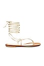 view 1 of 5 Lola Lace Up Sandal in Gold