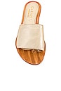 view 4 of 5 Cossi Sandal in Laminate Gold