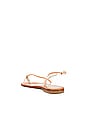 view 3 of 5 Margherita Sandal in Natural & Gold
