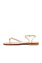 view 5 of 5 Margherita Sandal in Natural & Gold
