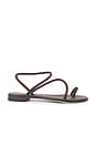 view 1 of 5 Romelide Sandal in Chocolate & Chocolate