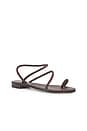 view 2 of 5 Romelide Sandal in Chocolate & Chocolate