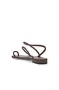 view 3 of 5 Romelide Sandal in Chocolate & Chocolate