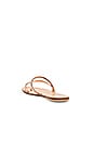 view 3 of 5 Salina Sandal in Rose Gold Laminate Calfskin