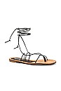 view 2 of 5 Ermi Lace Up Sandal in Black Python