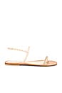 view 1 of 5 Laura Sandal in Beige & Natural