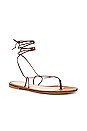 view 2 of 5 Lola Lace Up Sandal in Cedar