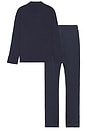 view 2 of 7 Classic Pj Set in Navy Blue