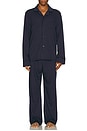 view 7 of 7 Classic Pj Set in Navy Blue