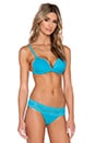 view 2 of 4 Dolce Tri Soft Push Up Bra in Babylon Blue