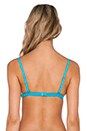 view 3 of 4 Dolce Tri Soft Push Up Bra in Babylon Blue