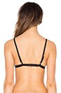 view 3 of 4 Eiffel Triangle Soft Bra in Parisian Red & Black