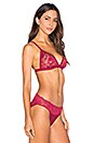 view 2 of 4 Never Say Never Dreamie Triangle Soft Bra in Deep Ruby