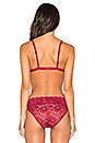 view 3 of 4 Never Say Never Dreamie Triangle Soft Bra in Deep Ruby