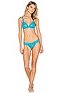 view 4 of 4 NEVER SAY NEVER 브라질리언 밍키니 언더웨어 in Picasso Blue