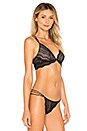view 2 of 4 Ceylon Criss Cross Bralette in Black