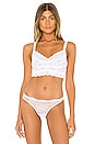 view 1 of 5 Curvy Sweetie Bralette in White