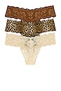 view 2 of 5 Cutie 3 Pack in Tre, Canvas & Natural Leopard
