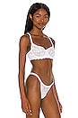 view 2 of 4 Balconette Bra in White