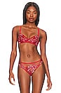 view 1 of 4 Maasai Balconette Bra in Mystic Red