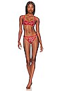 view 4 of 4 Maasai Balconette Bra in Mystic Red