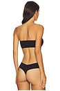 view 3 of 4 Free Cut Bandeau Bra in Black