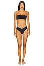 view 4 of 4 Free Cut Bandeau Bra in Black
