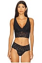 view 2 of 5 Never Say Never Longline Bralette in Black