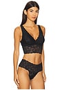 view 3 of 5 Never Say Never Longline Bralette in Black