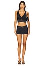 view 5 of 5 Never Say Never Longline Bralette in Black