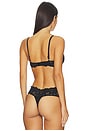 view 3 of 4 Romanza Balconette Bra in Black